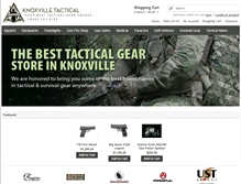 Tablet Screenshot of knoxvilletactical.com
